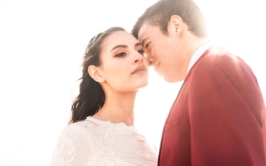 Blue + Red Bridals at Antelope Island