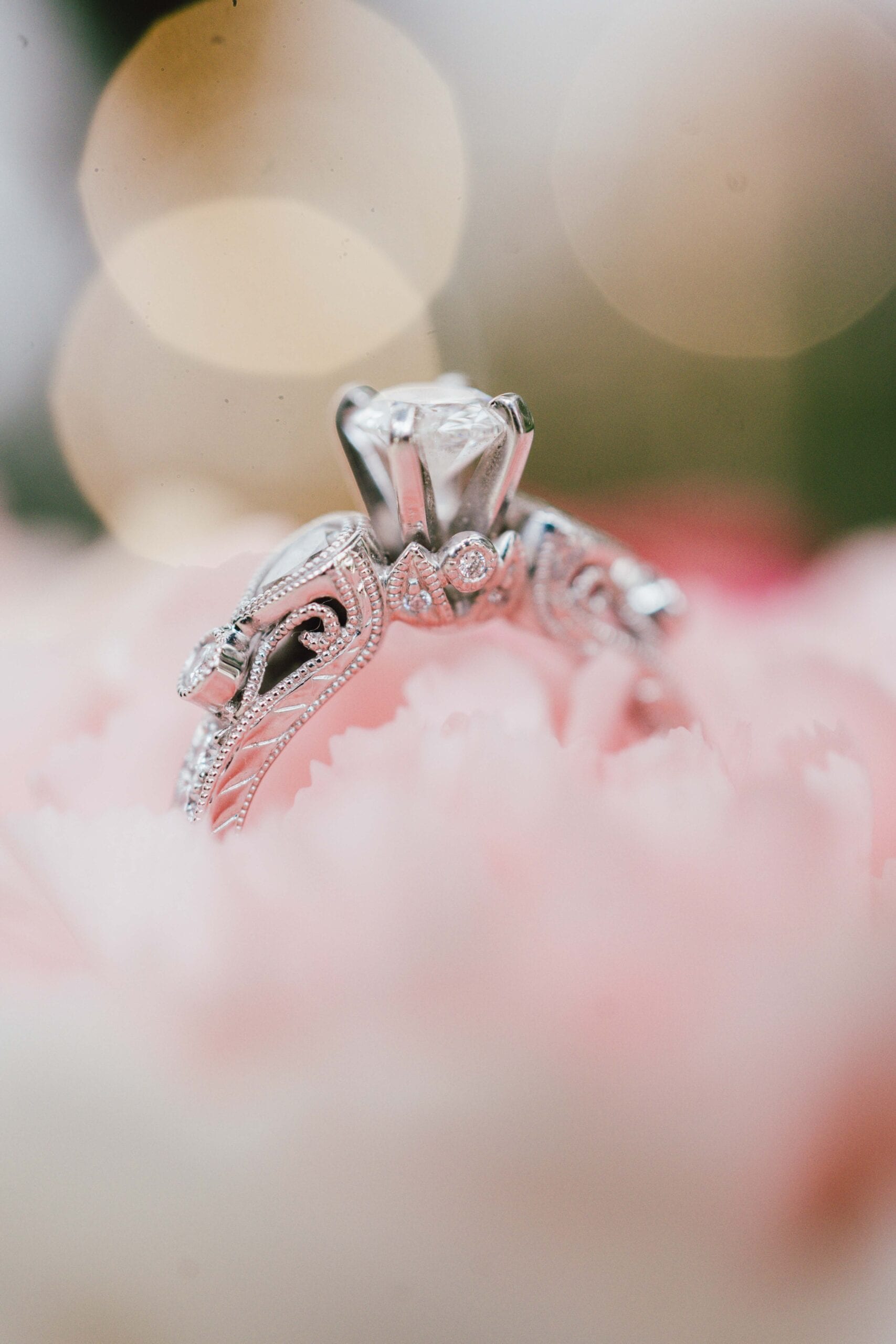 love brittny wedding rings pink