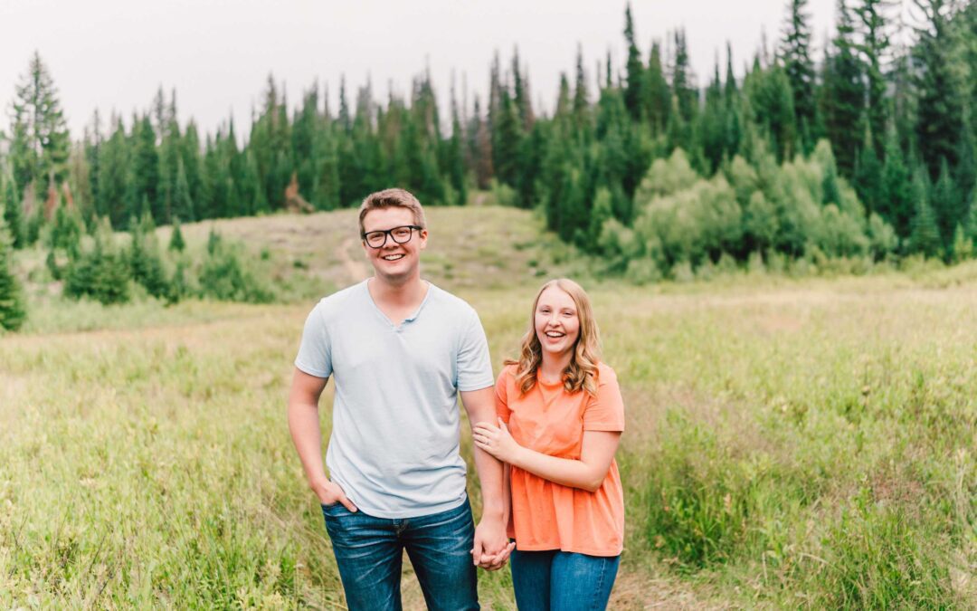 Julia + Brett | A Big Cottonwood Canyon Engagement Session